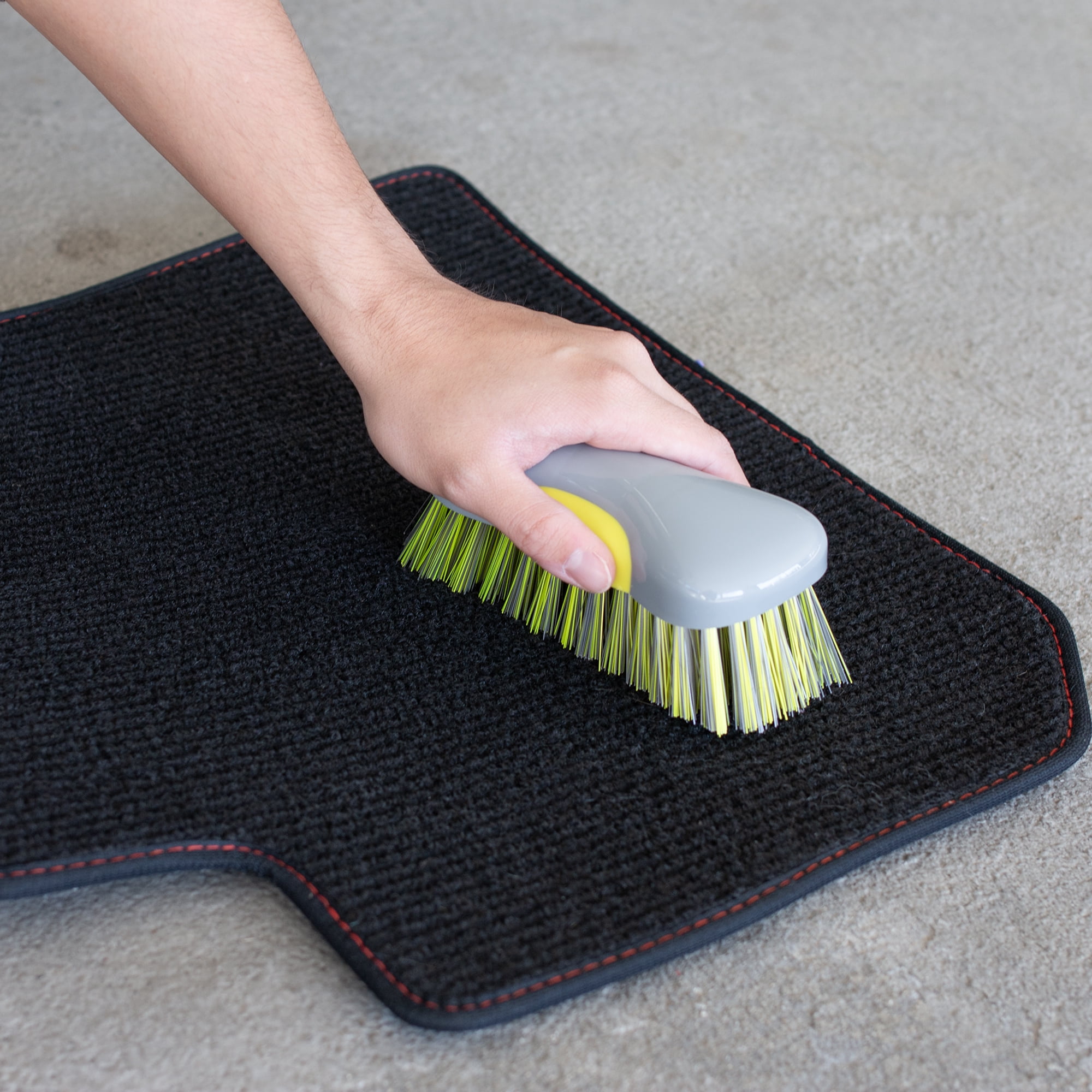 Auto Drive Stiff Bristle Scrub Brush for Carpet and Upholstery Cleaning