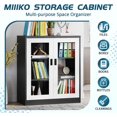 MIIIKO Display with Glass Doors, 71" Bookcase Display