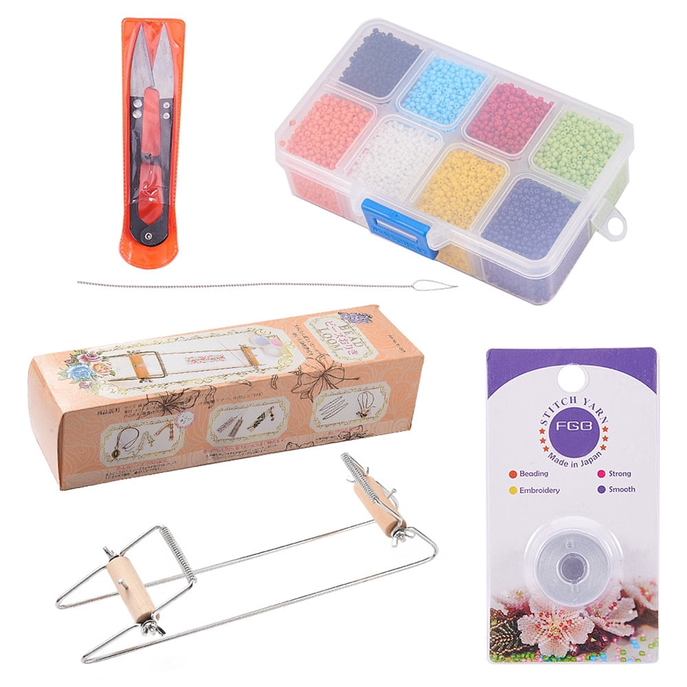 Adjustable Iron Jewelry Tools For Stringing Beads with Wood Findings Mixed Color 31.5x6.5x7.5cm DIY