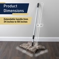 thumbnail image 6 of Kings County Tools Dust Mop for Hardwood Floors - Reusable Duster with 59” Long Telescoping Handle, 6 of 6