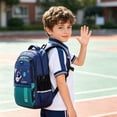thumbnail image 3 of Cartoon Print Back to School Backpack Large Capacity School Backpack Bookbag for Students Lightweight Casual Commuter Daypack with Spacious Compartments for Daily Travel & Campus Use, 3 of 6