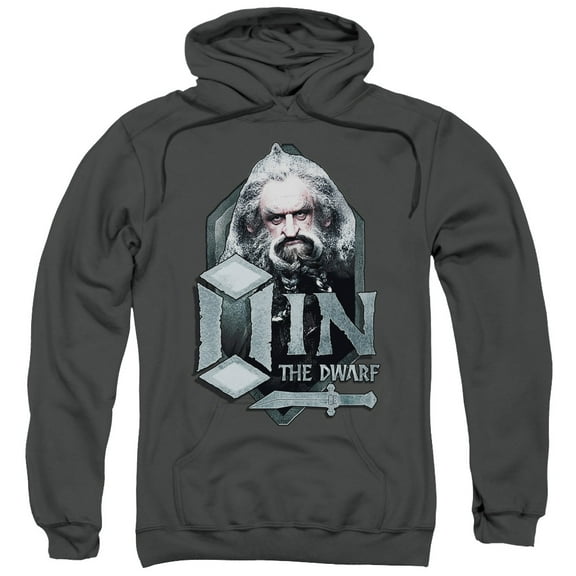 The Hobbit Oin Adult Pullover Hoodie Sweatshirt Charcoal
