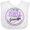 AA-White, variant on Inktastic I Wear Purple for My Grandpa Pancreatic Cancer Awareness Boys or Girls Baby Bib
