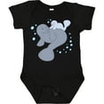 thumbnail image 3 of Inktastic Cute Manatees with Bubbles Boys or Girls Baby Bodysuit, 3 of 5