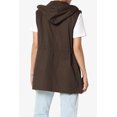thumbnail image 2 of TheMogan Women's PLUS Drawstring Loose Fit Utility Vest Sleeveless Military Jacket, 2 of 7