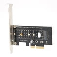 thumbnail image 4 of Pcie Riser, PCI-E 3.0 X4 To M.2 NVMe SSD NGFF Adapter Card Compatible For   For  8 For  10 For, 4 of 8