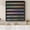 Black, variant on Katalora 6-Tier Wall-Mounted Nail Polish Rack, 23.63" Wooden Nail Polish Organizer Display Shelf for Salon, Vanity & Home Manicure Room, White
