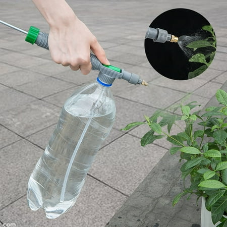Handheld Sprayer 11.4inch Green High Pressure Air Pump Manual Sprayer with Adjustable Nozzle Garden Pump Sprayer Sprayer Top for Home Lawn Garden Watering