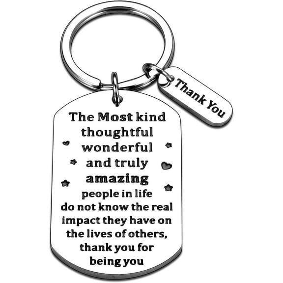Thank You Keychain, Coworker Leaving Gift for Women, Thank You Gift for Best Friend Bestie, Appreciation Gifts for Coworker Teacher Doctor, Birthday Thanksgiving Christmas for Boss