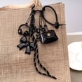 thumbnail image 6 of Practical and Lightweight Acrylic Bows Knot Braided Rope Bags Accessory Charm for Purse Keychain and Decoration Use, 6 of 9