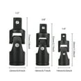 thumbnail image 4 of 3Pcs Chrome Vanadium Universal Joint Set Spring-Loaded Detent Balls, 1/4", 3/8", 1/2" Drives for Accessing Tight Fasteners, 4 of 9