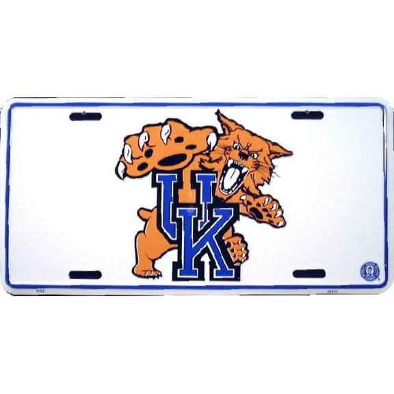 Kentucky embossed metal auto tag