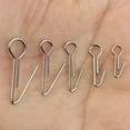 thumbnail image 1 of Cheers.US 100Pcs Swivel Stainless Steel Fishing Lure Hook Connector Freshwater Saltwater Fishing Gear Accessories, 1 of 7