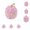 D, variant on Pink Velvet Pumpkin Decor, Sequined Artificial Foam Pumpkin, 1 PC Fall, Thanksgiving & Halloween Table Centerpiece for Farmhouse Home Decor (Size Optional)