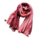 thumbnail image 1 of Minnieouse La bufanda de mujer con borlas y flecos de poliéster agrega un toque elegante a la bufanda del atuendo para mujeres Bufandas de mujer Ropa, zapatos y accesorios Miscelánea estilo 4, 1 of 6