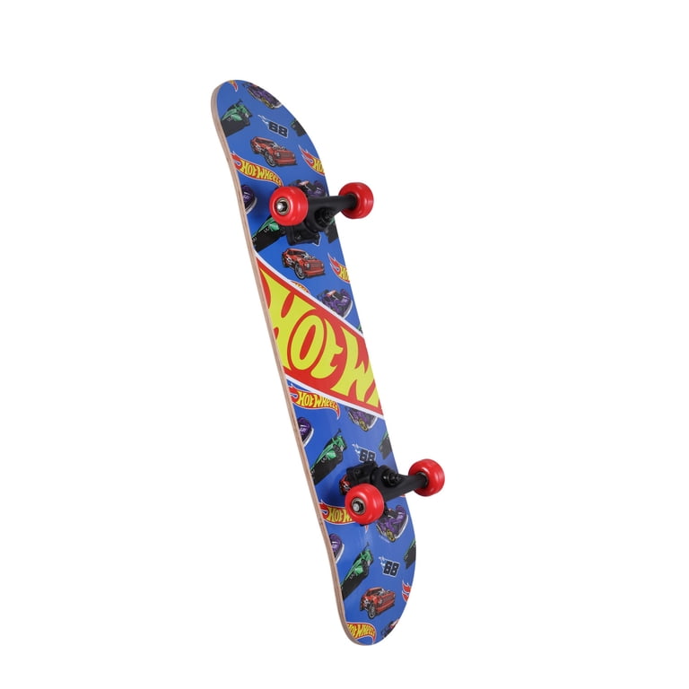Hot Wheels 31" Complete Skateboard, Blue Car Design photo 8