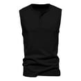 thumbnail image 4 of LilyLLL Mens Solid Color Vest Tank Tops Sleeveless Sport Workout Fitness Muscle T Shirt, 4 of 4