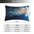 thumbnail image 2 of Naloa White Jellyfish Dansing in the Ocean Pillow Covers, Throw Pillow Case Cushion Covers,Cushion for Bedroom,Couch,Home-20"x30", 2 of 6