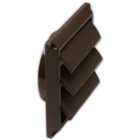 

LAMBRO 4 BRN Louvered Plate 1 Pack