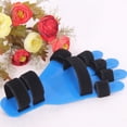 thumbnail image 1 of Blue - 1 Piece Finger Brace Hand Splint Training Support Extended Contact Finger Splint for Hemiplegic Dislocation Injury Recovery., 1 of 4