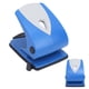 thumbnail image 3 of Perforadora manual, perforadora de 2 orificios para papel de oficina, perforadora manual de hojas sueltas, máquina perforadora ajustable para papelería(Azul), 3 of 5