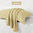 thumbnail image 6 of Unique Bargains 4-Pack Envelope Closure Pillow Sham No Zipper Queen Light Tan, 6 of 8