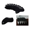Bundle Monster 10pc Neoprene Golf Iron Club See Through Window Head Cover Protection Case Set - For Taylormade, Nike, Callaway, Etc