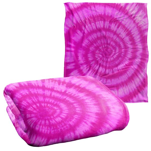 Logovision Pink Tie-Dye Silky Touch Super Soft Throw Blanket 50' x 60'