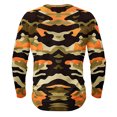thumbnail image 4 of Awdenio Men's Blouses Durable Stretch Stylish Camouflage Printing Button Casual Long Sleeve Round-Neck Blouses Shirts,Size S-5XL, 4 of 4