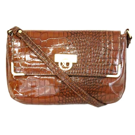 Croco Pocket - XOXO Classy Girl Croco Flap Shoulder Bag
