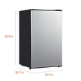 thumbnail image 2 of 4.4-cu. ft. Mini Refrigerator with Freezer Compartment in Stainless Look, 2 of 3