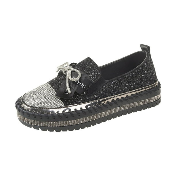 Amzcrzy Zapatos de mujer,Zapatos de mujer,Zapatillas de mujer, Zapatos planos de corte bajo para mujer, con lazo, de moda, con un solo pedal. Sandalias Mujer Zapatillas De Casa