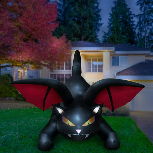Holidayana Giant 8 Ft Airblown Inflatable Halloween Black ...
