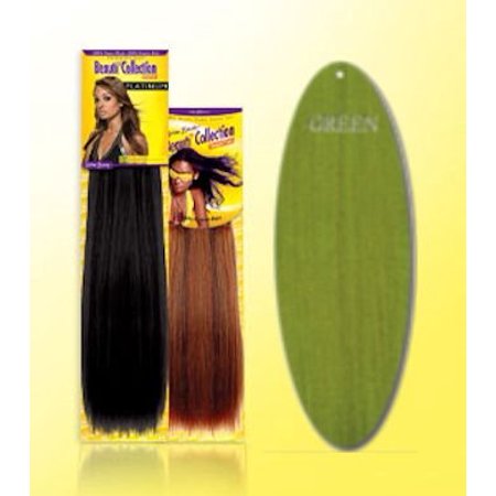 Beauti Collection Human Hair Weave Yaki Weave 10 Green Size