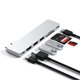 thumbnail image 2 of Hub USB C Satechi Plateado Multiadaptador Pro Slim 7 en 1 con Carga 100W y HDMI 4K para MacBook Air/, 2 of 8