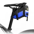 thumbnail image 1 of Xihbxyly Bolsa Trasera para Bicicleta, Diseño Reflectante, Hebilla de Liberación Rápida, Impermeable y Duradera, Fácil de Instalar, Conducción Nocturna Segura, Tela Azul 1680D, Uso Diario, 11,4 X 9,4, 1 of 7