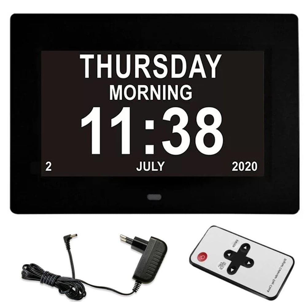 12 Alarms Digital LED Calendar Clock with four displaying modes