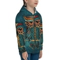 thumbnail image 5 of Kdxio Owl In Blue Pattern Kids Boys Girls Zip Up Hoodie 3D Printed Hooded Sweatshirt Hoody Coat with Pocket 7-12 Y-Small, 5 of 6