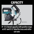 thumbnail image 3 of Makita Tools 5477NB Builders 15 Amp Electric 7-1/4" Hypoid Circular Saw w/Blade, 3 of 7