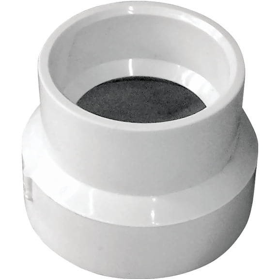 canplas 193022 pvc dwv reducing coupling, 2 x 1-1/2-inch, white