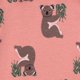 thumbnail image 3 of Pijama Leveret de algodón con patas para niños, color koala, color rosa, 3 of 5