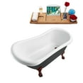 thumbnail image 2 of 61" Streamline N481ORB-IN-ORB Clawfoot Tub and Tray With Internal Drain, 2 of 7