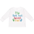 thumbnail image 3 of Inktastic My Great Aunt Loves Me Boys or Girls Long Sleeve Toddler T-Shirt, 3 of 5