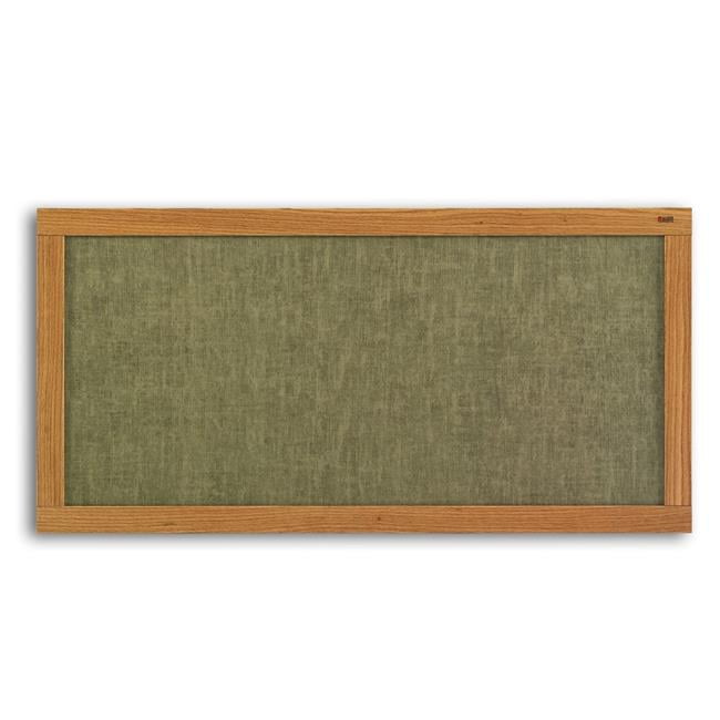 33.5 x 45.5 in. Treetop Vinyl Bulletin Board, Oak Wood Trim