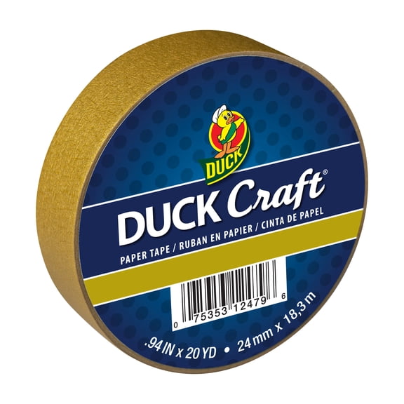 Duck Brand Gold .94 in. x 20 yd. Craft Paper Tape