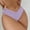 Purple, variant on Baqcunre Swim Pants, Women V Cut Bikini Bottom High Cut Bathing Suit Bottom Mid Swim Bottoms Swimsuit Hot Pink L