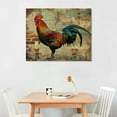 thumbnail image 3 of AWERP Country Decor Hen Rooster Wall Sign Vintage Farm Rooster Sign Barn House Decor Cock Chicken Vintage Farmhouse Signs for Front Porch Laundry Room, 3 of 5