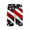 thumbnail image 5 of Gamivast Swim Trunks for Men Elastic Waist Drawstring American Flag Graphic Shorts with Pockets Quick Dry Beach Shorts Loose Fit Mid Thigh Swim Shorts Summer Vacation Wear, 5 of 6