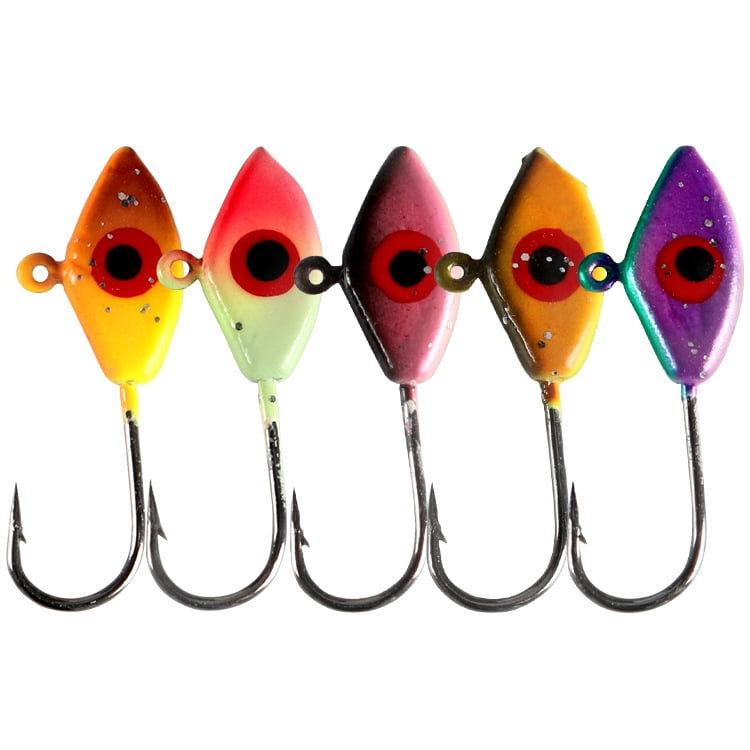 25pcs Fishing Lures Jigs with Hook Mini Small Lead Fish Baits Outdoor Fishing