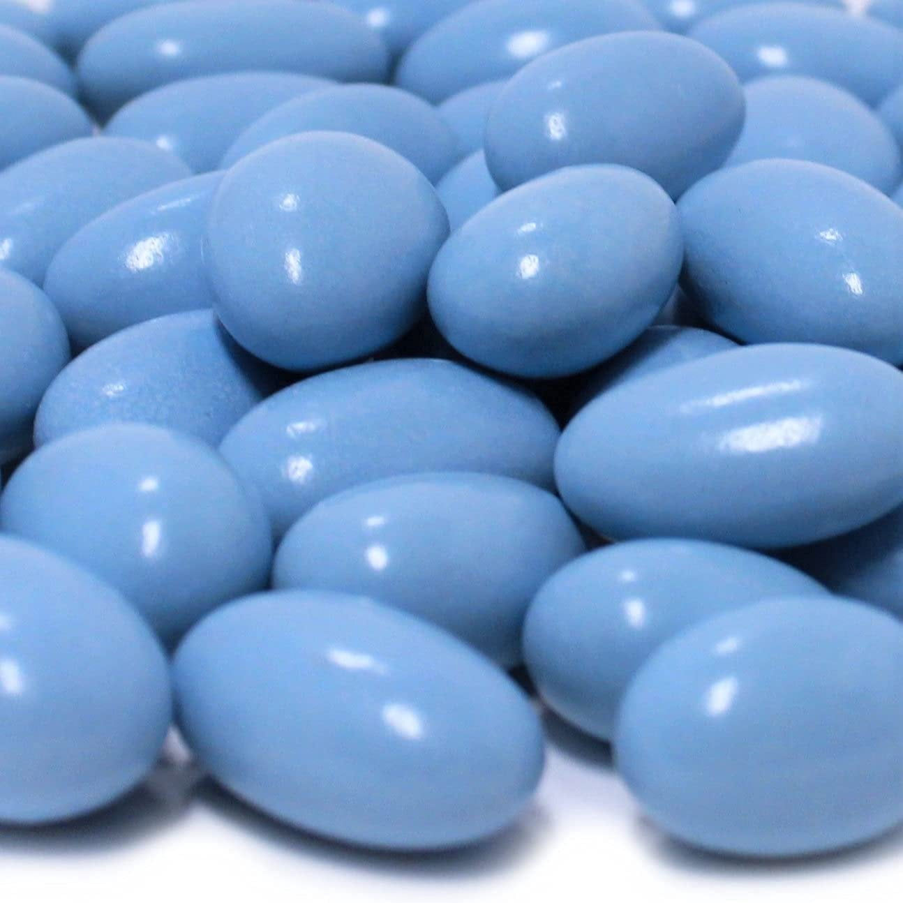 Pastel Light Blue Jordan Almonds by Its Delish, 3.5 lbs Jumbo Container  Kosher Almond Nut with Sweet Hard Candy Coating - Weddings, Birthday Boy, Baby Shower Theme Party Favors and Candy Buffets...